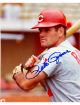 Pete Rose signed Cincinnati Reds MLB Licensed 8x10 Photo- Tuff Stuff LOA (HIT KING/4256)