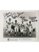 Los Angeles Rams Fearsome Foursome signed NFL Licensed 8x10 Photo 4 sigs- Deacon Jones/Merlin Olsen/Rosey Grier/Lamar Lundy- COA