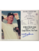 Whitey Ford signed New York Yankees Hall of Fame Induction Day Photo/Card- Collector's Showcase LOA/Show Ticket- MLB Licensed
