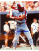 Andre Dawson signed Montreal Expos MLB Licensed 8x10 Photo- Tuff Stuff COA/Show Ticket (HOF)