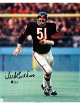 Dick Butkus signed Chicago Bears NFL 8x10 Photo #51 imperfect- Tuff Stuff COA/Show Ticket