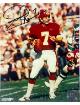 Joe Theismann signed Washington NFL Licensed 8x10 Photo #7 imperfect- Tuff Stuff COA/Show Ticket