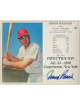 Johnny Bench signed Cincinnati Reds MLB Licensed Hall of Fame Induction Day 8x10 Photo/Card- Tuff Stuff COA (HOF/2X WSC)