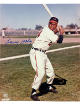 Larry Doby signed Cleveland MLB Licensed 8x10 Photo minor dings- COA/CSA Show Ticket/Photo (HOF/7X AS)