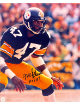 Mel Blount signed Pittsburgh Steelers NFL Licensed 8x10 Photo HOF 89 imperfect- Tuff Stuff COA