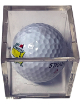 2001 Masters Logo Strata PGA Golf Ball w/Acrylic Case  New (Tiger Woods Winner)