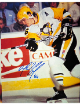 Mario Lemieux signed Pittsburgh Penguins 8x10 Photo #66 imperfect- NFL Alumni LOA