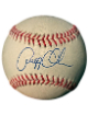 Gregg Olson signed ROAL Official American League Baseball- COA (Baltimore Orioles/AL ROY)
