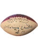 Johnny Unitas signed Official Wilson NFL WP Leather Football #19 Rozelle- Beckett (Baltimore Colts/HOF/3X MVP)