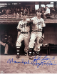 Warren Spahn & Johnny Sain dual signed Boston Braves 8x10 Photo Pray For Rain- Tuff Stuff COA