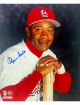 Ozzie Smith signed St. Louis Cardinals MLB Licensed 8x10 Photo- Tuff Stuff COA/Show Ticket (HOF)