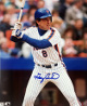 Gary Carter signed New York Mets MLB Licensed 8x10 Photo imperfect- Stacks of Plaques COA