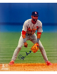 Ozzie Smith signed St. Louis Cardinals MLB Licensed 8x10 Photo imperfect- Tuff Stuff COA/Show Ticket