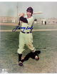 Larry Doby signed Cleveland MLB Licensed 8x10 Photo imperfect- COA/CSA Show Ticket