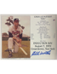 Eddie/Ed Mathews signed Milwaukee Braves MLB Licensed Hall of Fame Induction Day 8x10 Photo/Card- COA (HOF)