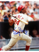 Tony Perez signed Cincinnati Reds MLB Licensed 8x10 Photo imperfect- COA/CSA Show Ticket