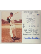 Duke Snider signed Brooklyn Dodgers MLB Licensed Hall of Fame Induction Day 8x10 Photo/Card- Tuff Stuff COA