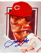 Pete Rose signed Cincinnati Reds MLB Licensed Leon Wolf Artwork 8x10 Photo 4256- Tuff Stuff LOA