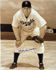 Billy Herman signed Brooklyn Dodgers MLB Licensed Sepia Tone 8x10 Photo- COA (HOF)