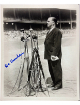 AB Chandler signed Vintage B&W 8x10 Photo imperfect- Stacks of Plaques COA (MLB Commissioner/HOF)