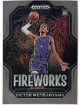 Victor Wembanyama 2023-24 Panini Prizm Draft Picks Fireworks Rookie Card (RC) #1 (San Antonio Spurs)