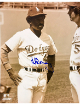 Al Downing signed Los Angeles Dodgers MLB Licensed Vintage Sepia Tone 8x10 Photo imperfect- COA/Show Ticket