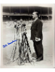AB Chandler signed Vintage B&W 8x10 Photo imperfect- Stacks of Plaques COA (MLB Commissioner/HOF)