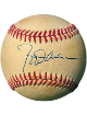 Rod Carew signed Official Rawlings ROAL American League Baseball toned- COA (Minnesota Twins/HOF)