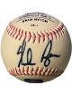 Nolan Ryan signed Fotoball USA MLB Baseball- /1000/- Fotoball USA COA/Notary Witnessed