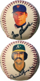 Tom Seaver & Rollie Fingers dual signed Fotoball USA MLB Baseball- /2300- Fotoball USA COA