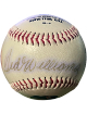 Ted Williams signed Fotoball USA MLB Baseball- /1000- COA (imperfect/Boston Red Sox)