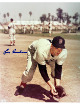 Lou Boudreau signed Boston Red Sox MLB Licensed 8x10 Photo- COA (HOF/AL MVP/7X AS)