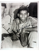 Bill (Ready) Cash signed Philadelphia Stars Vintage B&W 8x10 Photo imperfect- COA/CSA Show Ticket/Photo