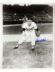 Hoyt Wilhelm signed Baltimore Orioles Vintage B&W 8x10 Photo imperfect- COA (HOF)