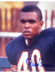 Gale Sayers signed Chicago Bears 8x10 Photo imperfect- NFL Alumni LOA