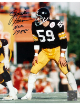 Jack Ham signed Pittsburgh Steelers NFL Licensed 8x10 Photo HOF 1988 imperfect- COA