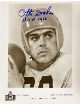 Otto Graham signed HOF Enshrinee Class of 1965 B&W 8x10 Photo HOF 1965- COA/Show Ticket