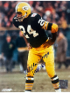Willie Wood signed Green Bay Packers NFL Licensed 8x10 Photo HOF 89 imperfect- COA/Show Ticket