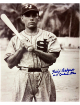 Felix Delgado signed San Juan Senators B&W 8x10 Photo NY Cuban Stars- COA/CSA Show Ticket