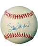 Stan Musial signed RONL Rawlings Official National League Baseball minor tone- Beckett Review (St. Louis Cardinals/HOF)
