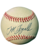 Jeff Bagwell signed Official Rawlings RONL National League Baseball- COA (Houston Astros