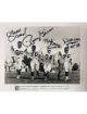 Los Angeles Rams Fearsome Foursome signed NFL Licensed 8x10 Photo 4 sigs- Deacon Jones/Merlin Olsen/Rosey Grier/Lamar Lundy- COA