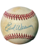 Earl Weaver signed ROAL Rawlings Official American League Baseball toned- COA (Baltimore Orioles/HOF)