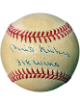 Phil Niekro signed RONL Official National League Baseball 318 Wins toned- COA (Braves/HOF)