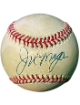 Joe Morgan signed RONL Rawlings Official National League Baseball toned- COA (Cincinnati Reds/HOF)