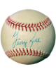 George Kell signed ROAL Rawlings Official American League Baseball minor tone- COA (Detroit Tigers/HOF)