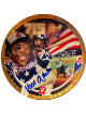 Hank Aaron Signed 1989 Kenner Starting Lineup Baseball Greats Braves Trading Card/ SLU Figure/Display- Beckett Review