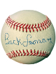 Buck Leonard signed Official ROAL Rawlings American League Baseball- Beckett Review (Homestead Grays/Negro League)