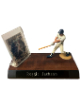 Reggie Jackson signed 1993 Kenner Starting Lineup Cooperstown Collection Yankees Card/SLU Figure/Display/Wood Base- Upper Deck