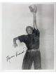 Mamie Johnson signed Indianapolis Clowns Negro League Vintage B&W 8x10 Photo Peanut  imperfect- COA/Show Ticket